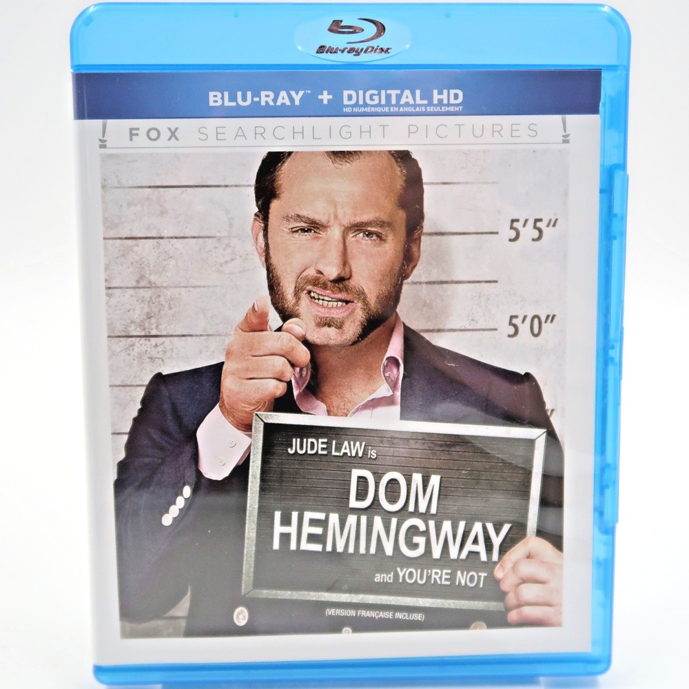 Dom Hemingway Blu-ray 2014 Jude Law Crime Comedy 20th Century Fox Movie